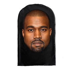 Interesting 3D Printed Seamless Ronaldo Kanye Mask Hat Cosplay Facial Mask Party Cosplay Props Mascaras Halloween Mask
