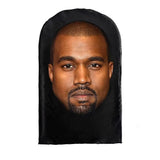 Interesting 3D Printed Seamless Ronaldo Kanye Mask Hat Cosplay Facial Mask Party Cosplay Props Mascaras Halloween Mask