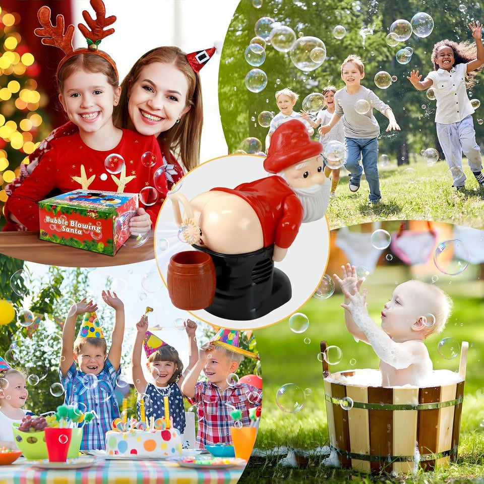 Funny Bubble Toy Santa Claus Christmas